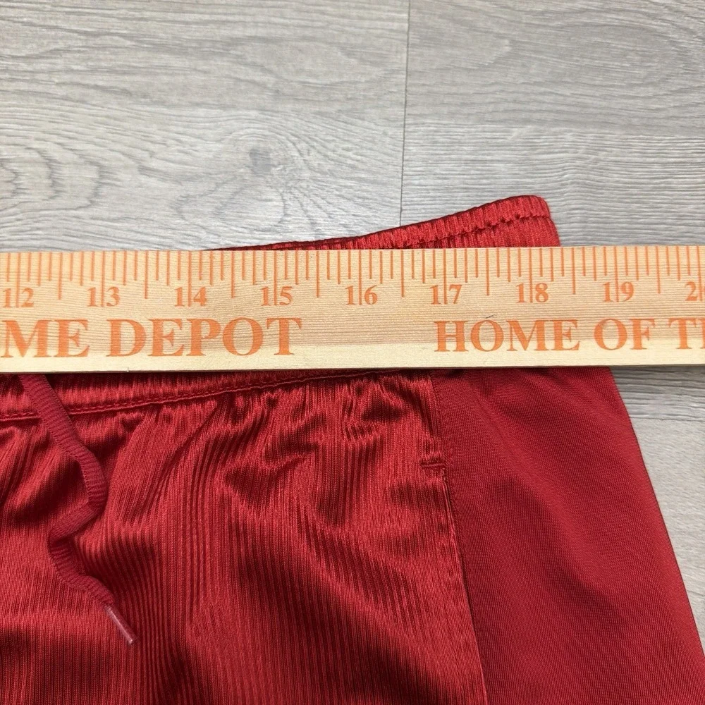 Vintage Nike Red Dazzle Basketball Shorts Silky Shiny Large Baggy Y2K Shimmer